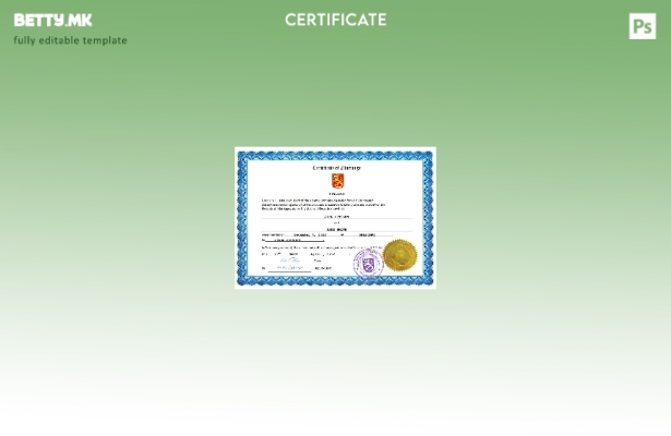 Модерен стил Финска за венчаница Шаблон за Word и PDF